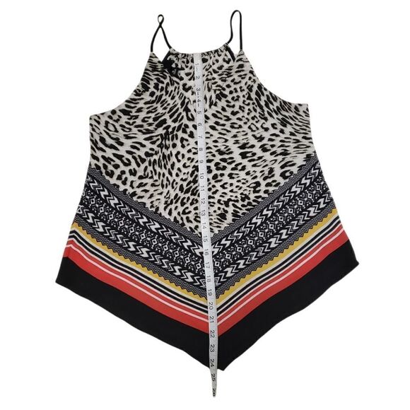 IZ Byer Bandana Style Multiprint Multicolor Top Size M - Picture 4 of 10